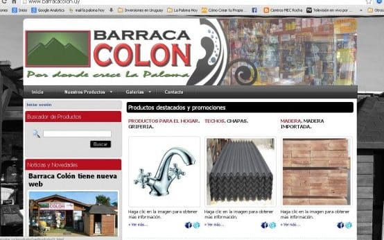 barraca colon home center por donde crece la paloma