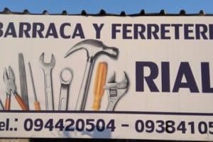 Barraca y ferretería Rial