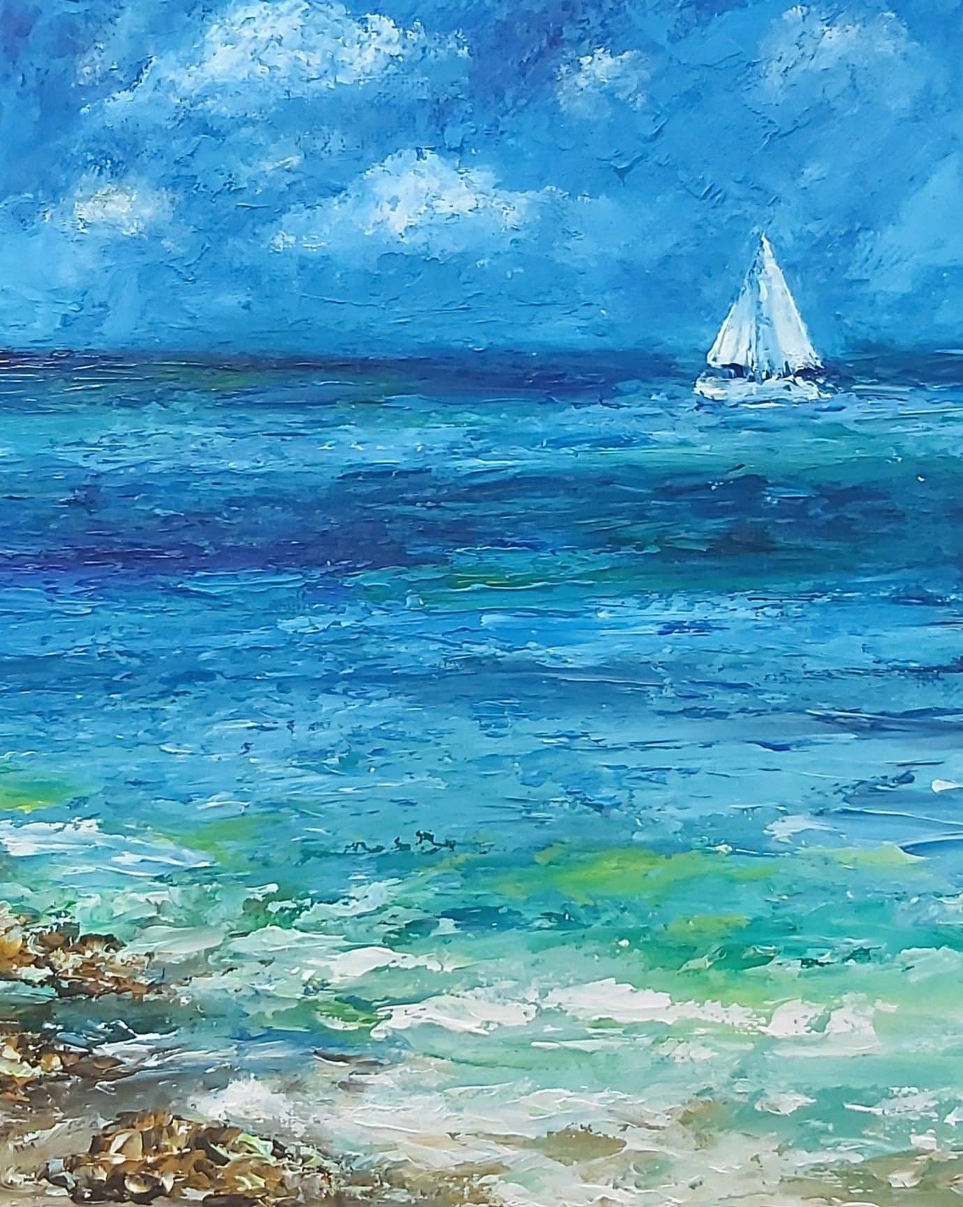 pinturas del mar